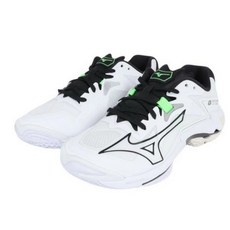 미즈노 배구화 웨이브 라이트닝 z8 wide 와이드형 배구화 화이트 블랙 인도어화