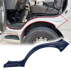 포터2 봉고3 포터2더블캡 봉고3더블캡 휀다내측커버 휀다가드 휀다몰딩 휀다커버 휀다가니쉬, G555 포터2 블루, 포터2 블루, 휀더/램프