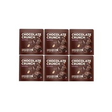 오트밀 초콜릿크런치, 6개, 80g