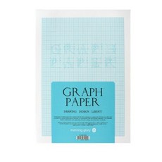 모닝글로리 A4 A3 모조방안지 모눈종이, 3개