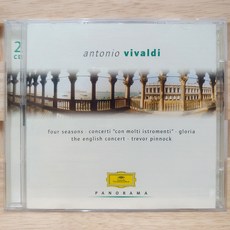[중고CD] antonio vivaldi 비발디 사계 (Four Seasons - TREVOR PINNOCK) 독일수입반 [2CD]