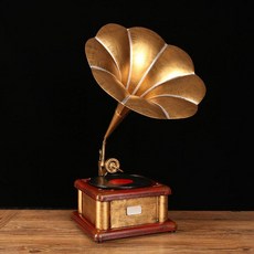 빈티지 카메라모형 영화 카메라 필름 프로젝터 영사기, 1개, 라이트그린 골드 28x40x70cm, 기본 색상