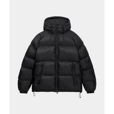 레테르코모 LETTERCOMO 디쉘 크로스 후드 푸퍼 패딩 블랙