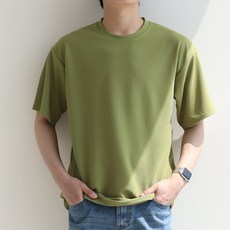 조이 아이스 쿨 주름 제로 링클프리 라운드 반팔 티셔츠 빅사이즈