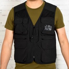 726ARMYFANS 多口袋速乾透氣網背心 附收納袋 釣魚/工作/攝影/登山/露營