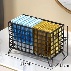 이동식 요가매트 보관함 정리함 필라테스 바구니 폼롤러 바퀴달린, 1개, F. 검정색 대형