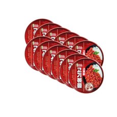 롯데웰푸드 고추장 고기볶음 12개 80g, 4개