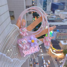 數據線保護套，適用於14promax充電器，防折斷，適用於11/20w/13手機殼, 1個, 1條幻紫繩,適用20W