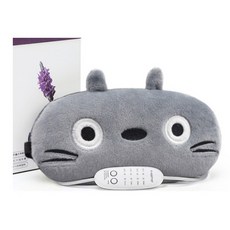 e-warmer 蒸汽眼罩 調溫定時 全棉香薰 可拆洗設計 灰貓造型, 1個, 按摩款灰貓