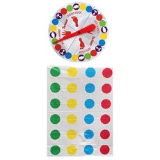 twister 身體扭扭樂玩具, 多色, 1個