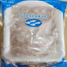 홍지수산 서대회 국내산 회무침용 나로도에서 작업한 서대순살 횟감용, 3개, 500g