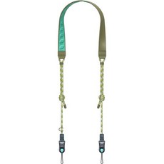 LEOFOTO 카메라 스트랩 길이 조절 넥 숄더 스트랩, 소나무 녹색