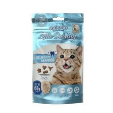 Hulucat 卡滋化毛潔牙餅, 1個, 60g, 海鮮
