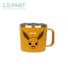 L!LFANT 寶可夢 304不鏽鋼兒童水杯 260ml 馬卡龍鋼杯, 1個, 伊布