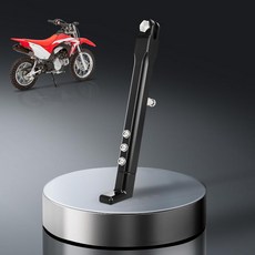 CNC 더트 바이크 킥스탠드 CRF XR RM KX KLX TTR PW 50 70 80 00 0 25 50cc50cc 피트 바이크용 알루미늄 합금 사이드 스탠드 조절 가능