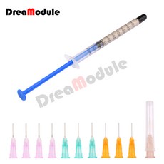 와이어용 전도성 접착제 실버 전기 전도 페이스트 전기 페인트 PCB 수리 0.2 0.25 0.3 0.4 0.5 0.7 1ml, 05 0.7ML, 1개