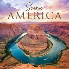 (英文圖書)Scenic America 2026 12 X 12 Wall Calendar Spiral, Willow Creek Press Calendars, 英文, 螺旋式