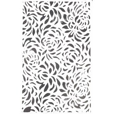 A40-0496 型染版(Stencil) - 蝶古巴特diy-簍空模板, 1個