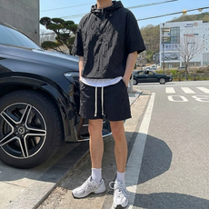 ANYOU 남성 여름 냉감 트레이닝 기능성 운동복 세트