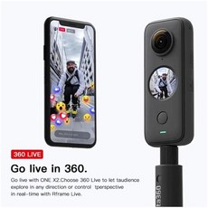 360 스포츠 파노라마 카메라 도 라이브 방송 손떨림 1630mAh ONE X2