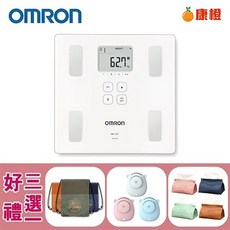 歐姆龍 OMRON 藍芽體重體脂計 HBF-222T / HBF 222，好禮3選1, 1個, HBF-222T+飛狼烈日束口背包