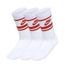 NIKE 耐吉 Dri-FIT 中筒襪 長襪 大學紅 3雙(組) 彈性佳襪子, 參考詳細說明