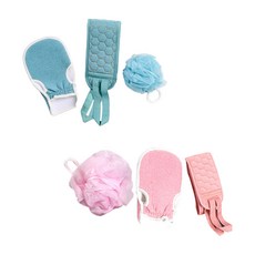 TW 샤워 타올 세트 용품 거품 목욕 바디케어 3종, 1세트