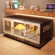 병아리 사육장 집 실내 케이지 토끼 기니피그 키우기, 3칸 105x45x45