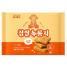 와구마구 명가 찹쌀 누룽지 스낵, 4개, 288g