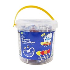 바이오모멘트 하트 롤리팝 유기농 막대사탕, 1개, 260g