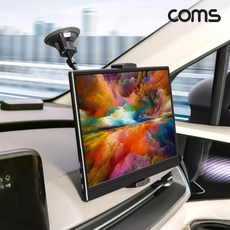 COMS 차량용 태블릿PC 진공 흡착거치대(최대15형 거치) JA310 JA310, 1개, 본상품선택