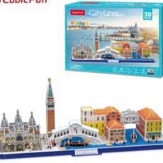 3d 입체 퍼즐 디오라마 랜드마크 베니스 성인 입체 퍼즐 건축물 미니어처 교육용 청소년 장난감 창의력