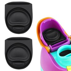 ZONBBEE Owala Freesip 680.4g24온스 946.4ml32온스와 호환되는 고무 씰 교체 스토퍼 6개 물병 상단 뚜껑 입구 캡 인서트 개스킷 실리콘 부품 액세, 2-Pack Stoppers, 2 Black