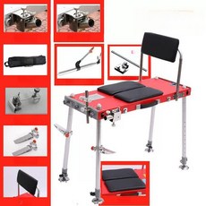 민물 낚시 의자 휴대용 좌대 접이식 소좌 간이 갯바위, 600 더블 캐논 마운트 세트