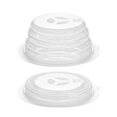 臺灣出貨食品級硅膠防濺罩微波爐專用可折疊款防濺日常加熱飯菜保鮮廚房實用防塵鍋蓋, 1個