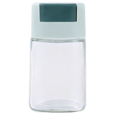 【Hook水族】玻璃投餵瓶 餵食瓶 投餵器 飼料分裝瓶, 綠色, 1個