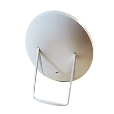 새로운 메이크업 미러 LED LED 램프 휴대용 접이식 충전 미러 어린이 기숙사 데스크탑 뷰티 미러, USB 비 충전 기기, 하얀색