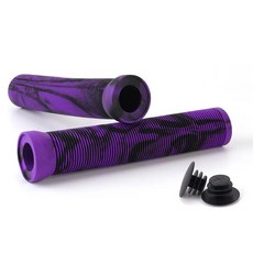 MOTSUV 자전거 그립 160mm 길어지는 미끄럼 방지 부드러운 고무 핸들 바 커버 22.2mm 스쿠터 BMX 사이클링, 04 purple, 1개