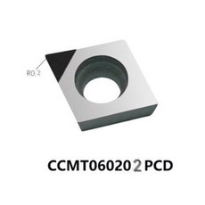 金剛石刀片 PCD 鑽石刀粒 銅鋁用高光刀片, 1個, CCGT060202 PCD