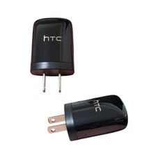 hTC 宏達電 5V 1A 充電頭 USB 充電器 5W 豆腐頭 慢充 迷你 USB-A, 黑, 1個