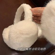 蝴蝶結毛絨耳罩