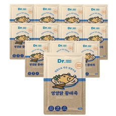 닥터페로 생후 6개월 이상 강아지 영양죽 보양식, 혼합맛(닭고기/황태), 120g, 12개