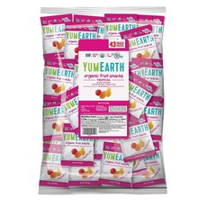 YumEarth Vegan Fruit Snacks Tropical 야미얼스 비건 과일 스낵 젤리 트로피컬 맛 43개입, 1개