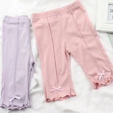 나라 아동레깅스 택1 여름 레깅스 리본 5부