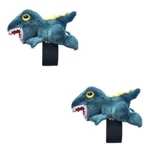 발통마켓 자전거 공룡 인형 킥보드 악세사리 프레임 푸바오 피규어 오토바이 킥보드, 2개, 티라노(블루)