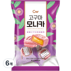 청우식품 고구마 모나카 5p, 65g, 6개