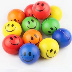 탱탱볼 촉감볼 스펀지공 롤링볼 말랑볼 스퀴즈볼 아기공, Color Smile 6pcs