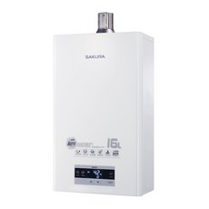 櫻花 SAKURA 渦輪增壓智能恆溫熱水器 16L DH-1693F / DH1693F (N/Q) [天然氣/液化]