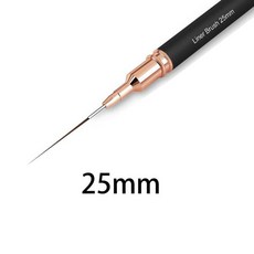 6 크기 네일 아트 라이너 브러쉬 579112025mm 페인팅 네일 아트 브러쉬 도트 그리기 도구 긴 라인 세부 사항 매니큐어 펜, [04] 25mm