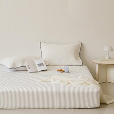 내추럴 뱀부 먼지없는 올인원 매트리스커버